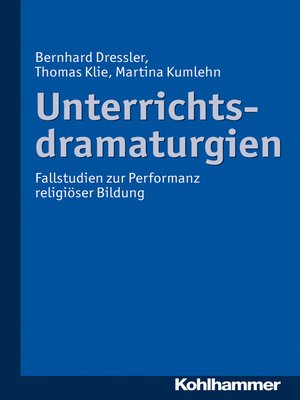 cover image of Unterrichtsdramaturgien